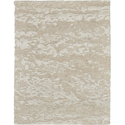 Nourison Theos 5'6" x 7'5" Sand Modern Indoor Rug