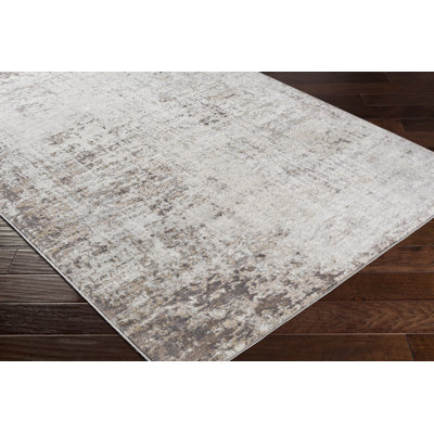 Haisley Machine Woven Abstract Area Rug