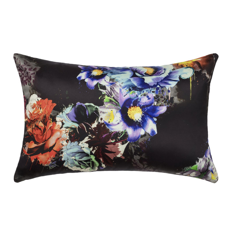 Housse de coussin lombaire à motif floral Bright Bouquet