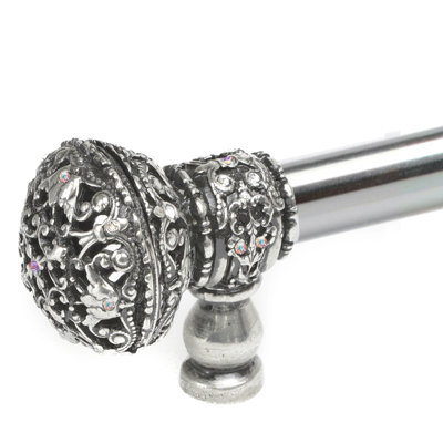 Juliane Grace avec grand faîteau central à 5/8 po avec 56 cristaux Swarovski et Aurore Boreale en calice