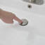 Single-Hole Single-Handle Bathroom Faucet With Pop-Up Drain Assembly-106837647