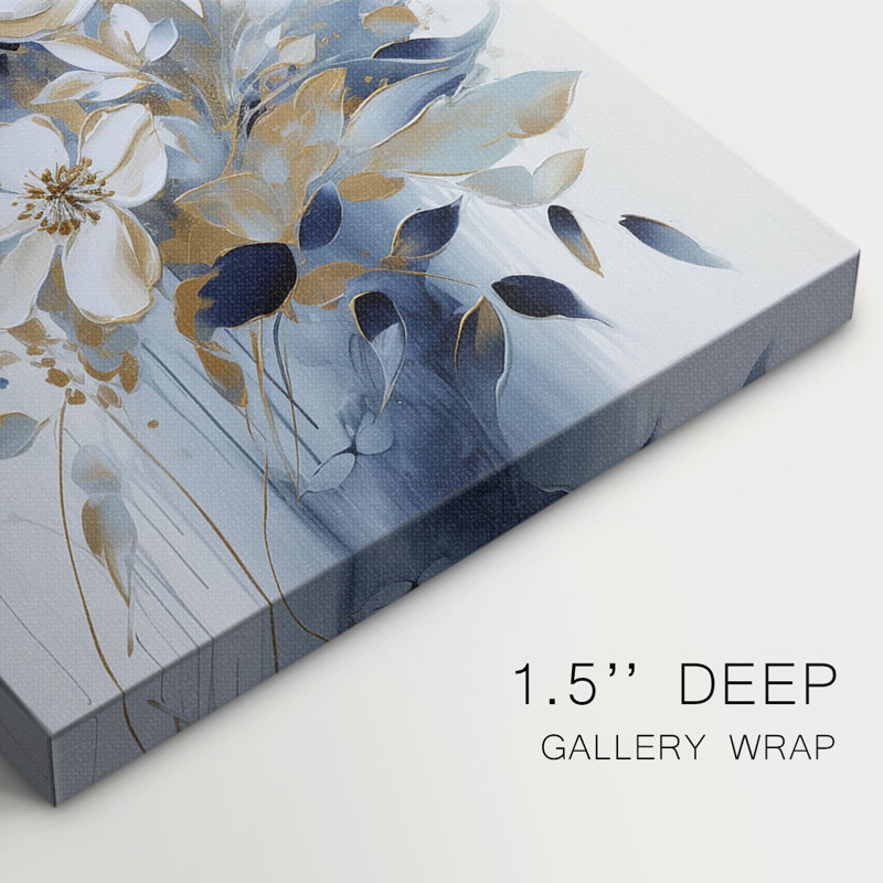 FLORAL Series CCLXXVI  -Premium Gallery Wrapped Canvas -Ready to Hang, 36" H x 24" W