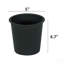7.9" Round Nursery Plant Pot - Garden Plastic Pots With Drainage (5-Pack)-1486486611