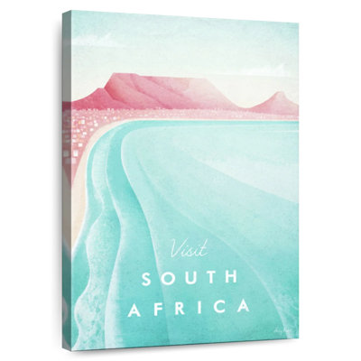 Aime, affiche de voyage rétro d'Afrique du Sud