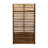 Élégant banc en bois avec support de rangement - entrée 68,38 po de haut x 37,91 po de large 17,56 po de profondeur organisez votre espace