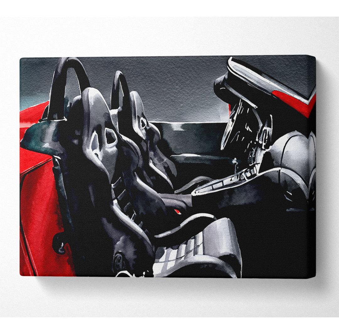 Ferrari Seats - Kunstdrucke auf Leinwand