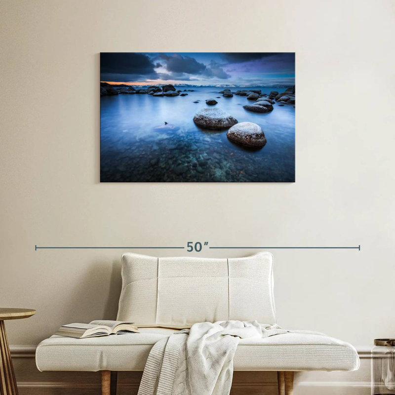 Alvord, eaux calmes au lac Tahoe, H 24 po x l 36 po