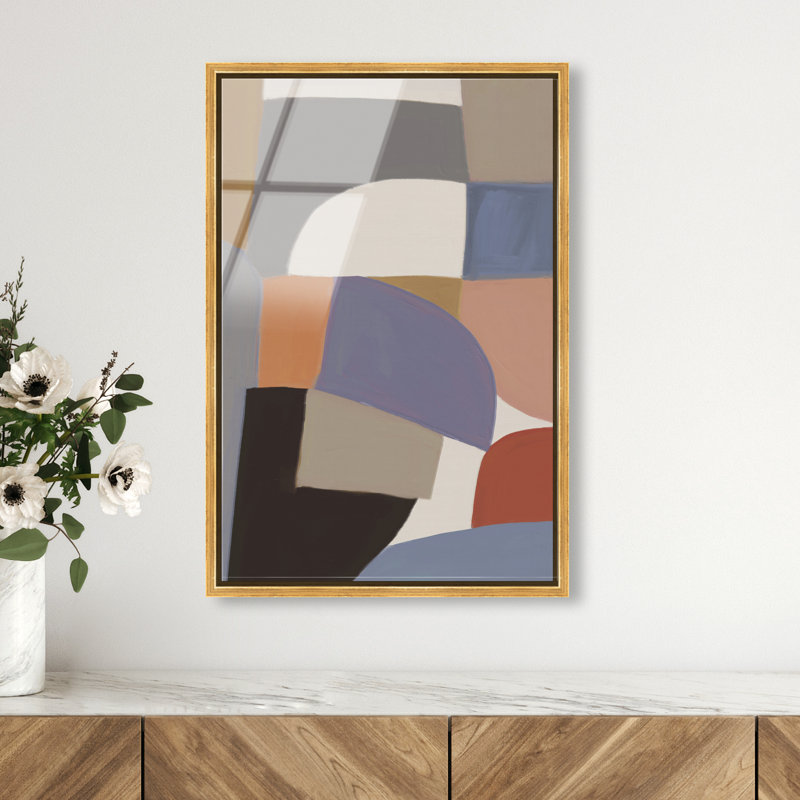 Preludes Print by Oliver Gal, 46"H x 31"W, Gold Floater Frame