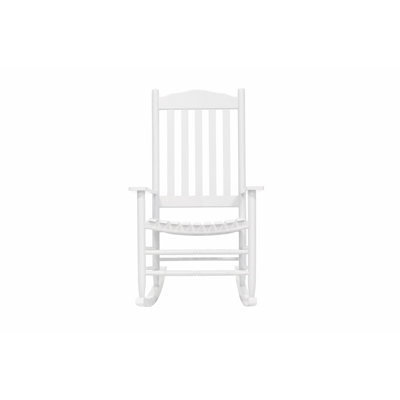 Ellabelle Outdoor Solid Acacia Wood Rocking Chair by Winston Porter