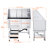 Metal Dog Grooming Tub-93738016