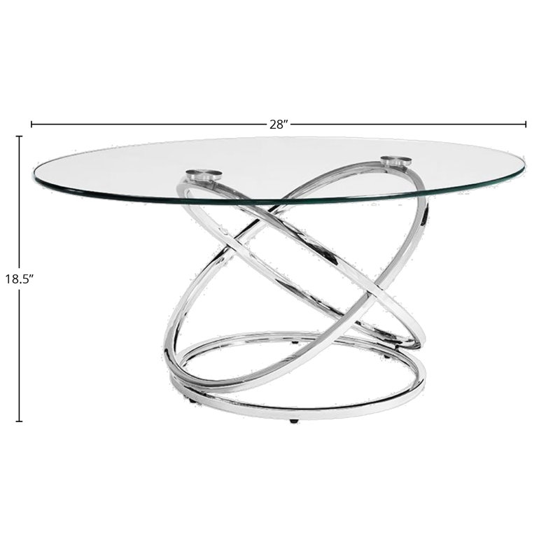 Élégante table basse contemporaine en métal avec construction et 2 tables de bout élégantes