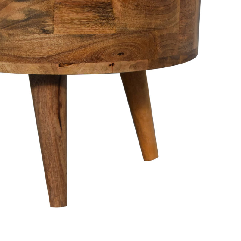 Wenger Solid Wood Solid Coffee Table with Storage, Oak