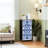 4 Drawer Dresser for Bedroom, Narrow Chest of Drawers, Wooden Top and Study Iron Frame 18"x37.5"-(WxH)