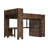 Wooden Queen Loft Bed with Wardrobe, Desk & Storage Headboard with USB Port, Space-Saving Loft Bed, -1930792894