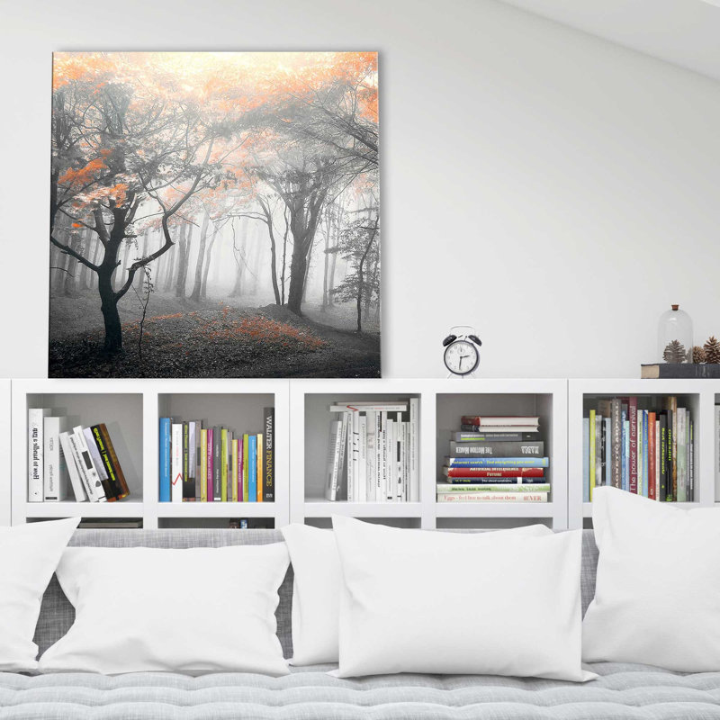 «Autumn Woods I» par Photoinc Studio - photographie, H 36 po x l 36 po x P 1,5 po, Toile tendue