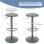 Tabourets de bar 1 pièce Juddson, tabourets de bar pivotants à hauteur réglable, tabourets de bar Airlift en métal, chaises de bar à hauteur de comptoir sans dossier pour la cuisine, salle à manger, pub, café-1648343425-1662784325