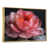 Toile avec cadre flottant or