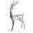 Fiberglass Floor Reindeer Christmas Sculpture With Mosaic Pattern-102186612