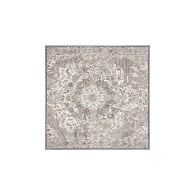Machine Washable Gray Area Rug