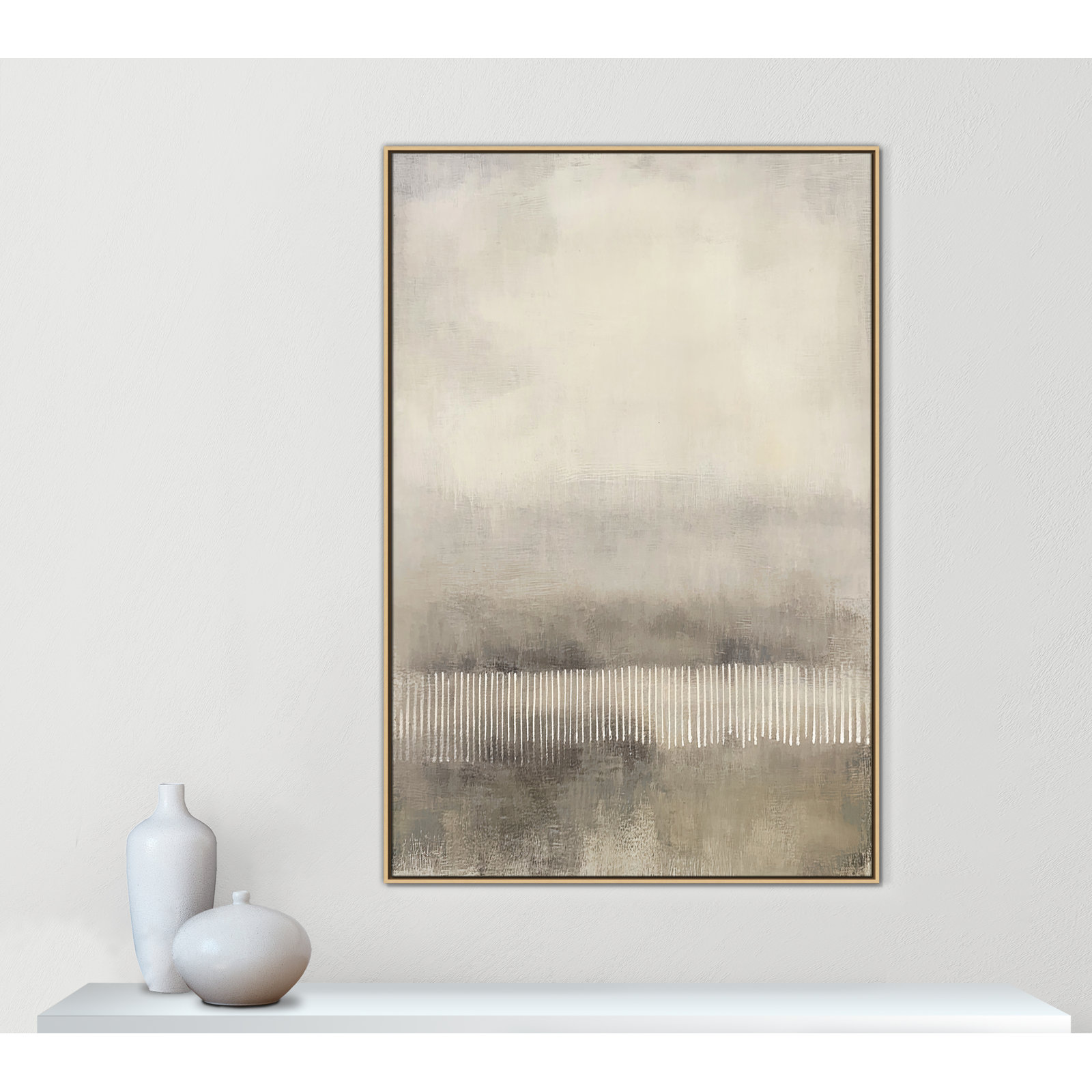 Balanced Silence I Print by Irena Orlov, 61.5" H x 41.5" W, Natural Floater