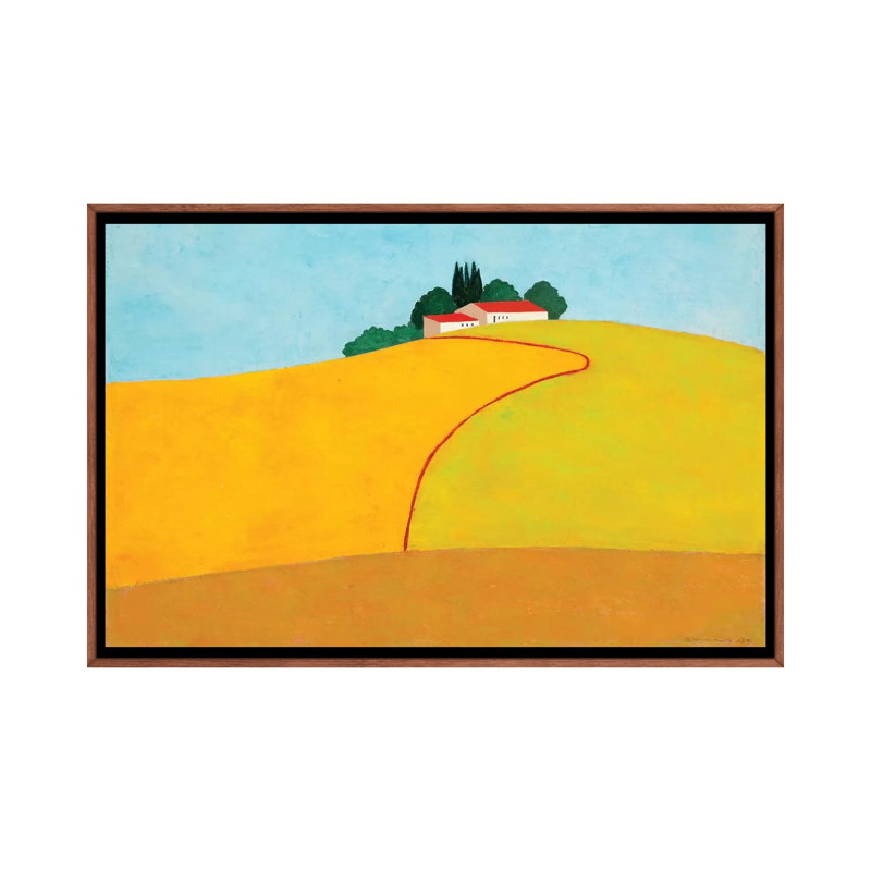 Negbah 2 by Itzu Rimmer - Print on Canvas, Classic Brown Wood Framed, 66.04 cm H x 45.72 cm W