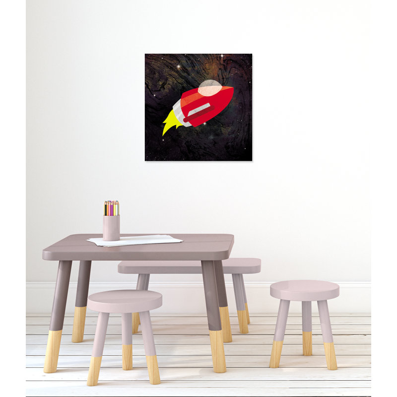 «Spaceship Adventure Two», art sur toile, H 24 po x l 24 po x P 1,5 po