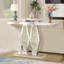 100cm Glass Top Console Table-437903032