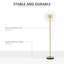 Saterfiel 160cm Gold/Black Floor Lamp
