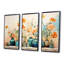 Aquarelle florale bleue II - art mural Boho-1688306032-1688306038