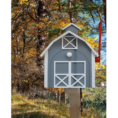 Amish Mailbox + Post Set