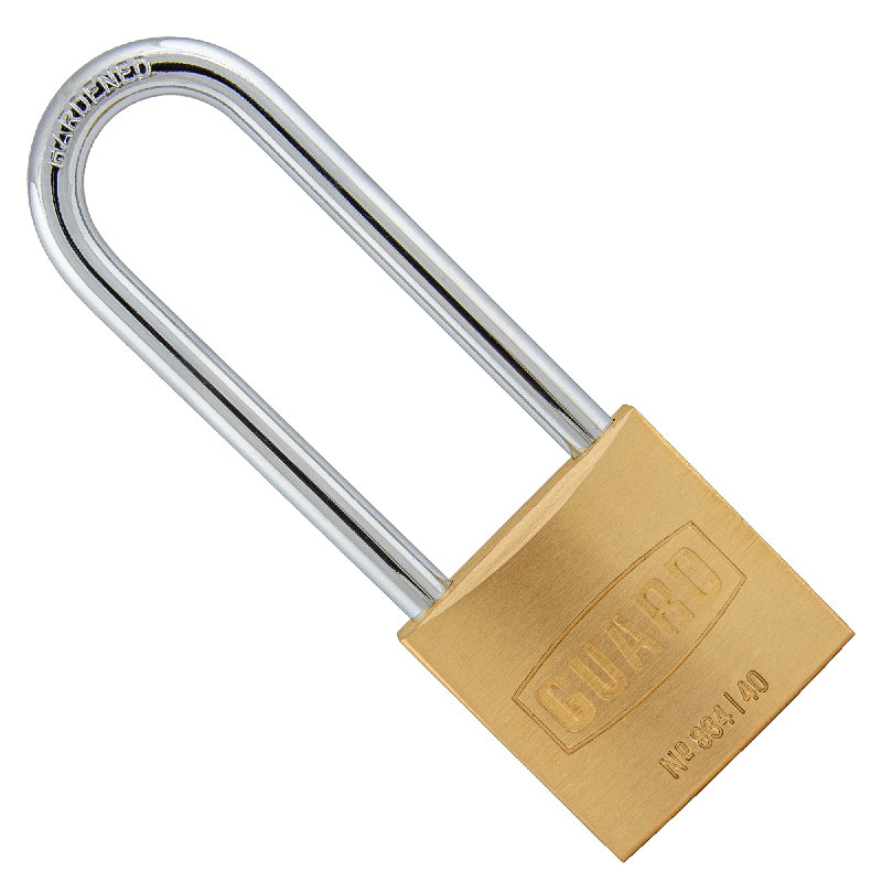 Laiton garde cadenas 40mm à double verrouillage, H 2,5 po