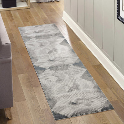 Gray 2 Ft. 7 In. X 9 Ft. 10 In. Area Rug