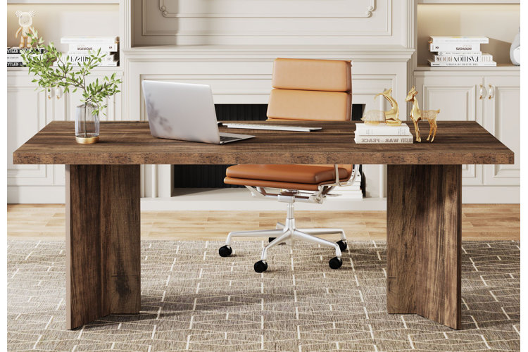 best computer desks wayfair verified modern wooden computer desk in a modern style office with a laptop