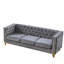 Canapé 3 places + 2 places. VELOUR GRIS