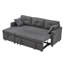 3 Seater Linen Sofa Bed-374718809