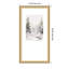 «Snowy Forest Stream» par Andrea Haase, reproduction d'art encadrée sur bois-140853254