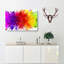 Rainbow Explosion In Abstract - Wrapped Canvas-55340854