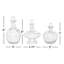 Ensemble de bocaux en verre Abigail