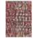 Tapis abstrait rouge