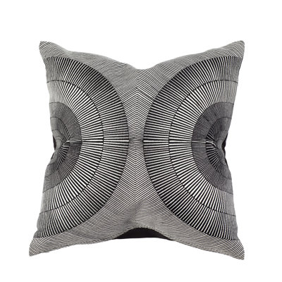 Geometric Cotton Throw Pillow