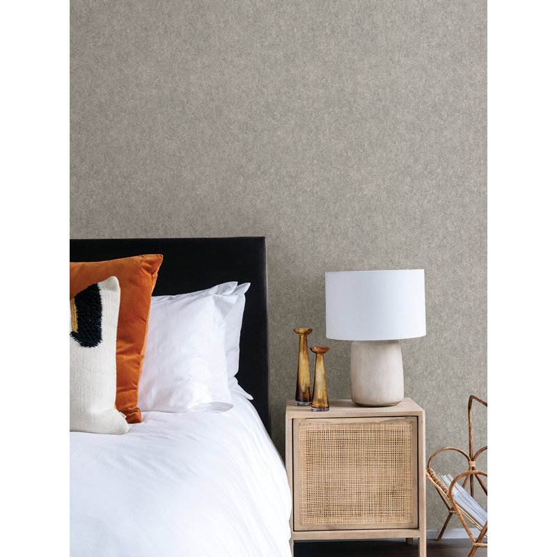 Rouleau de papier peint L 33 pi x l 20,9 po, gris