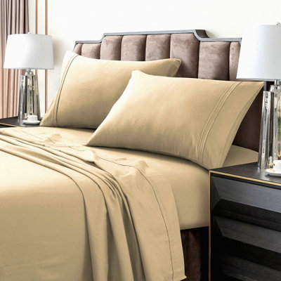 CozyDreams 220GSM Heavyweight Flannel Deep Pocket Sheet Set - Soft, Luxurious, Extra Deep Fitted Sheets for Ultimate Comfort and Warmth