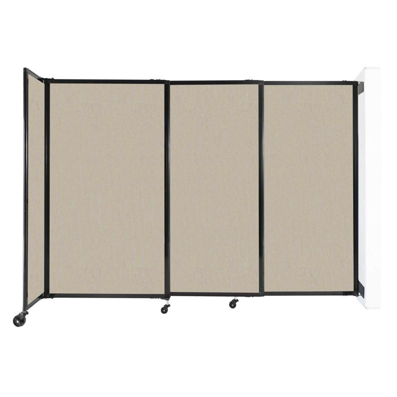 Cloison coulissante 5 pi, H 48 po x l 237 po x P 33 po, Sable