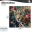 Guépard et toile exotique, design par Marta Wiley-261381488