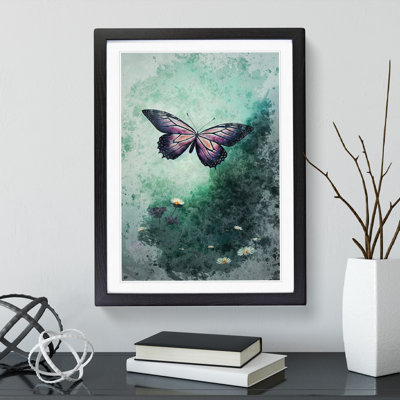 Butterfly in Watercolour No.3 - Wall Art