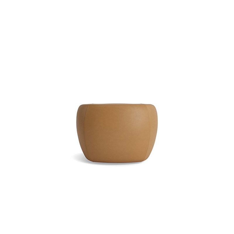 Elaine Leather Swivel Chair, Leather - Butterscotch