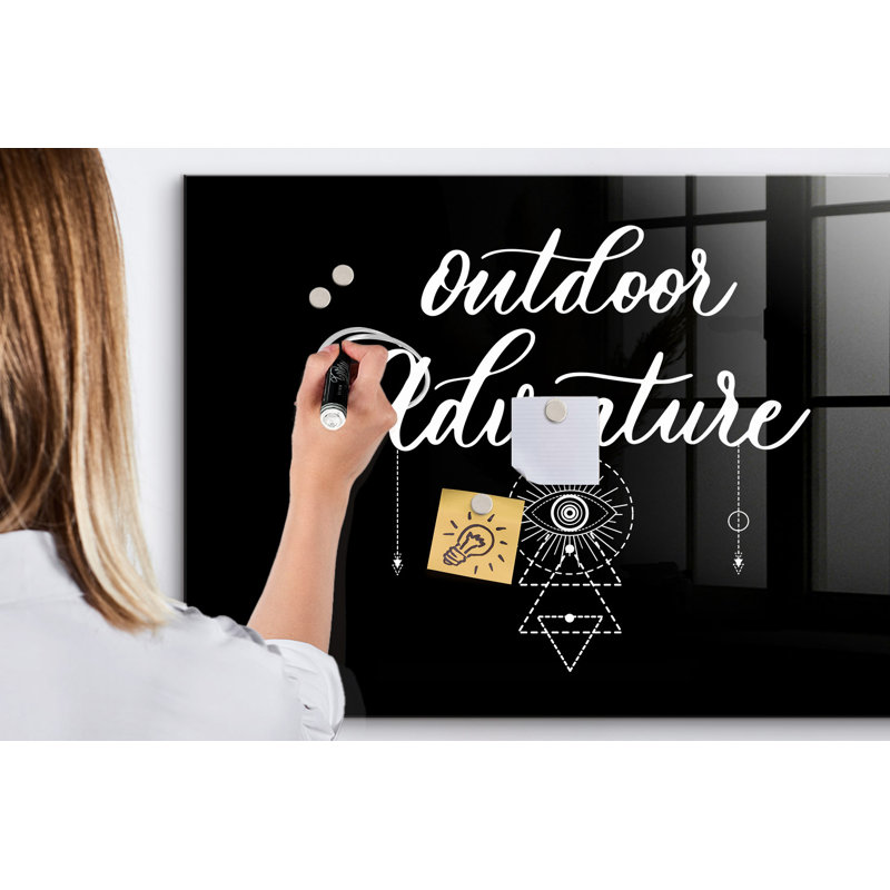 Magnetic Glass Photo Memo Board