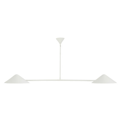 Suspension linéaire Dilys 58 po blanc antique
