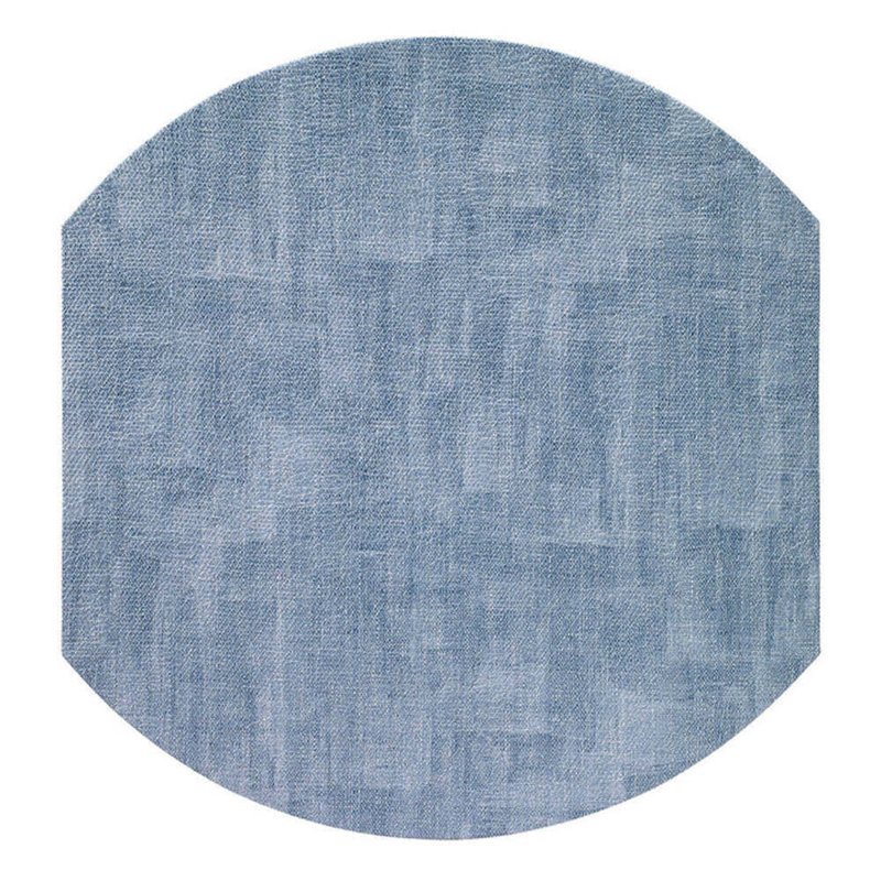 New Luster Eliptic Placemats, Ice Blue