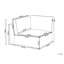 Blerata 1 Seater Seating Component-534898185-534898191